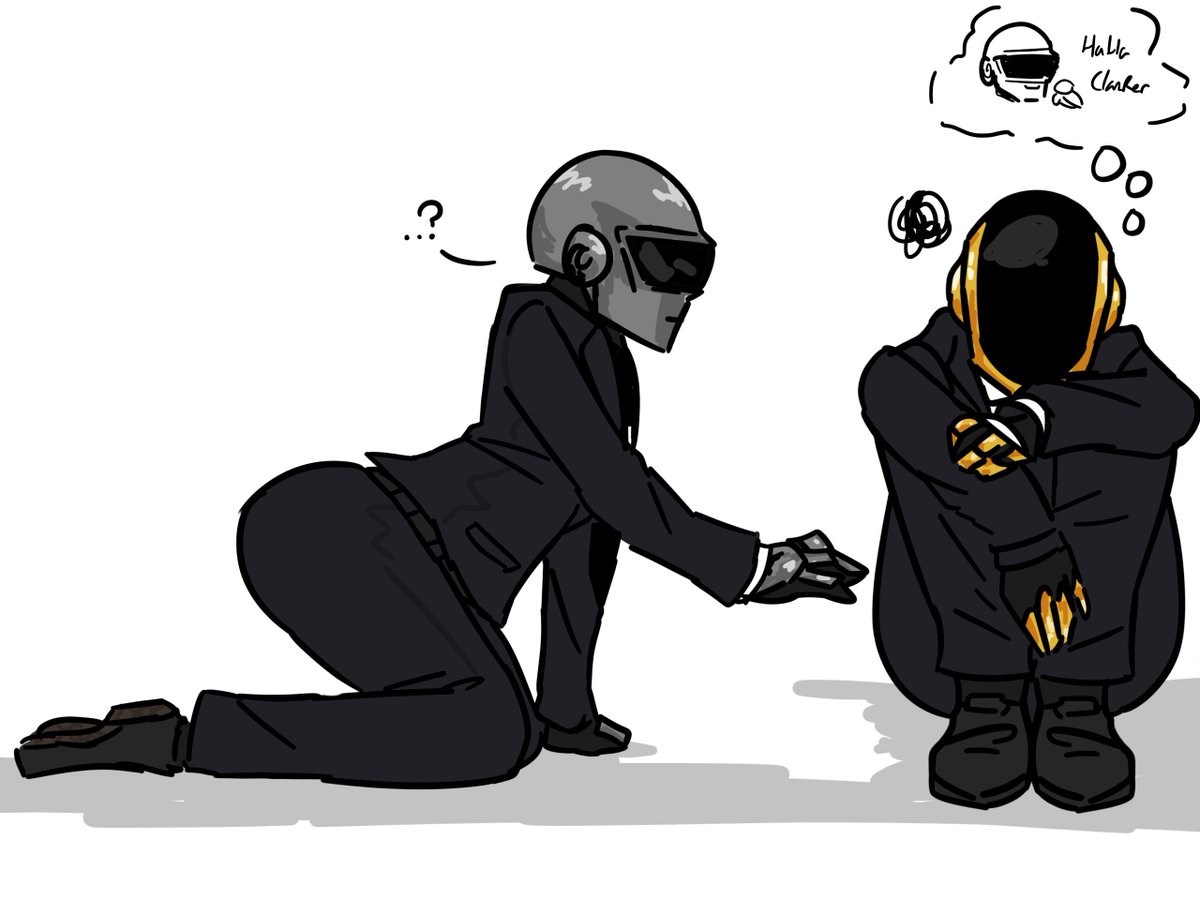 TOMOTTE_'s tweet photo. He's a big softie, playful insults = direct personal insult

#daftpunk https://t.co/o43jocSsKH