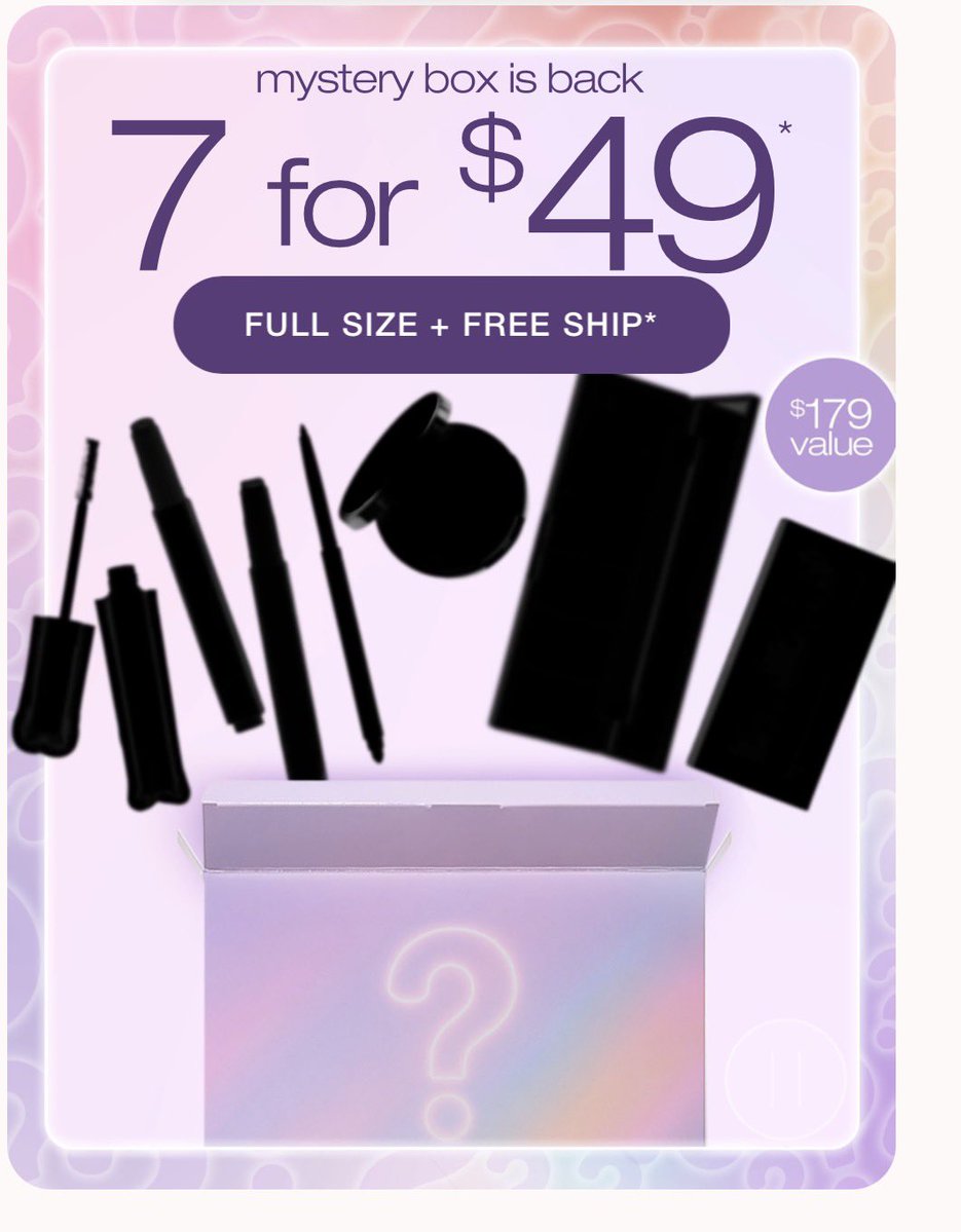 alwaysblabbing1's tweet photo. #AD
The Mystery Box is BACK! ๐ฆโจ Get 7 full-size beauty favorites ($179 value) for just $49 + FREE shipping! ๐ฑ Grab yours before it sells out! ๐
https://t.co/vhb4MoJoBV
#MysteryBox #BeautyDeals #MakeupHaul #FreeShipping #BeautyOnABudget #MakeupAddict https://t.co/X8tiYSsWeT