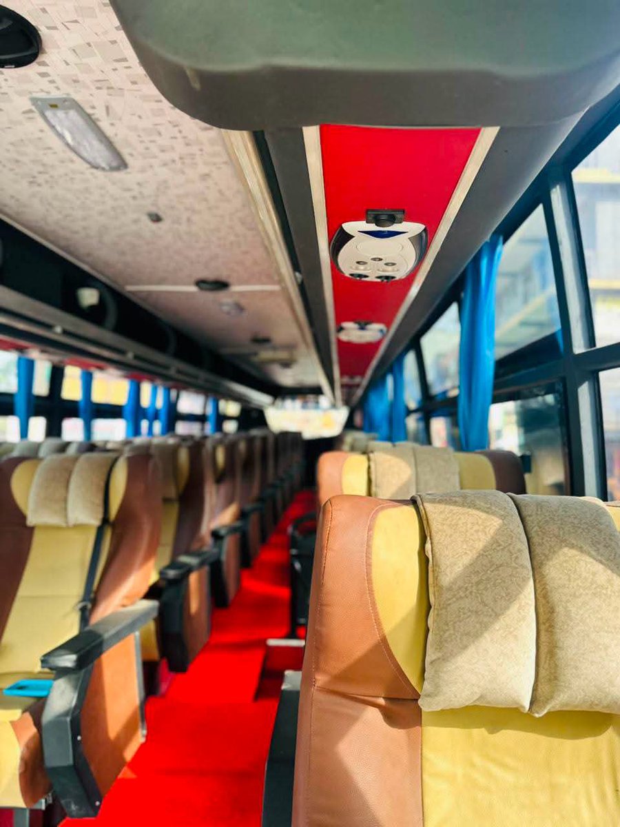 NileStarBusUg's tweet photo. INTERIOR OF NILE STAR NEW BUSES.
Very comfortable seats for our customers to enjoy their journey to their destinations.

With us your comfort and safety is our priority. https://t.co/DJIcSQePjY
