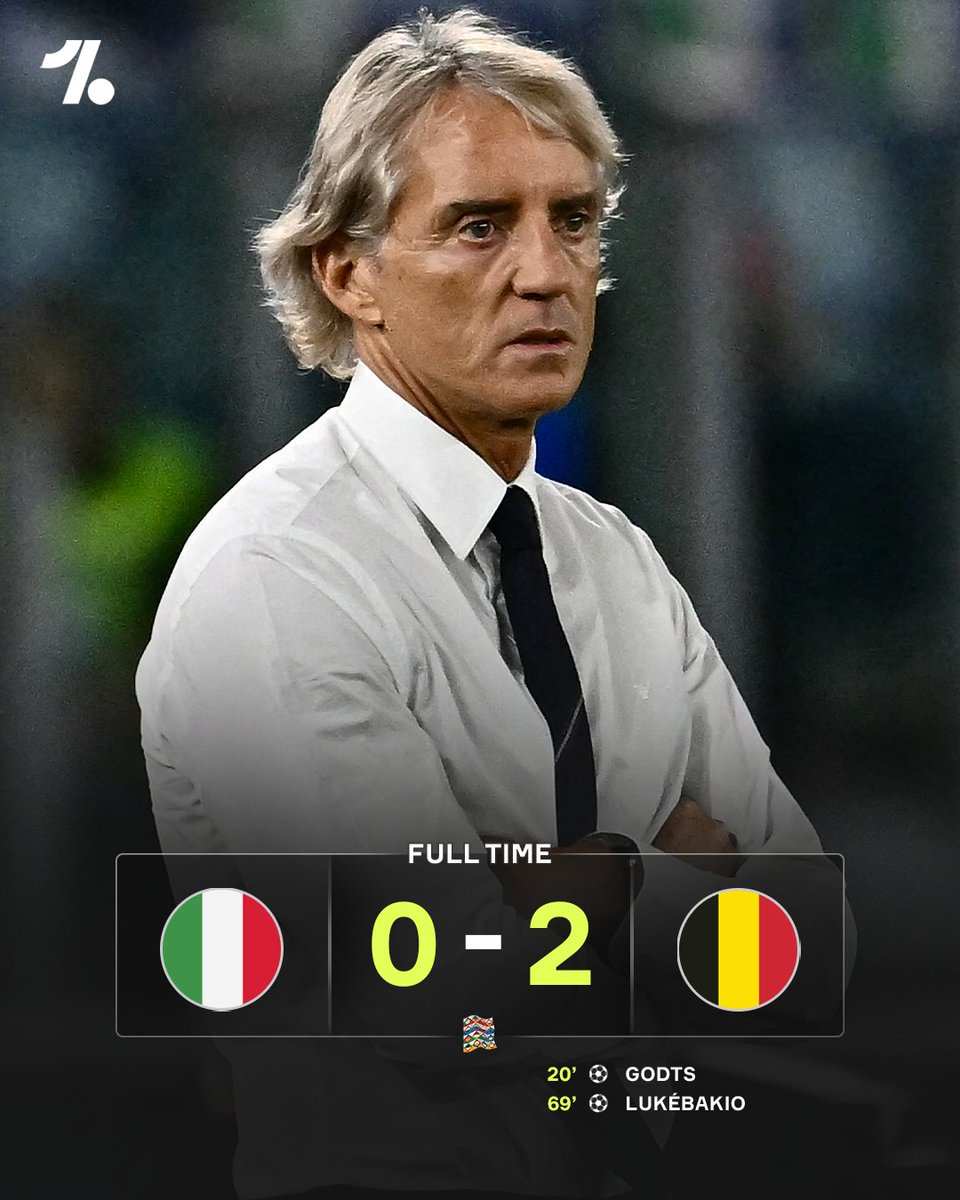 OneFootball's tweet photo. Not the start Roberto Mancini wanted for his new Italy tenure 😬

A frustrating opening chapter for the Azzurri under their returning boss 👀 https://t.co/uoALHW2Lb5
