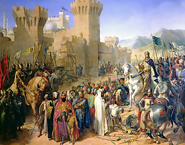 Medievalhtybuff's tweet photo. The Christians capture Acre, 1191, during the Third Crusade https://t.co/o5qGnVSNjQ