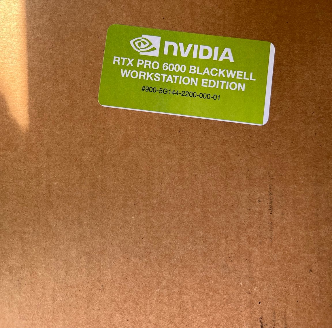 TrionTrades's tweet photo. The NVIDIA RTX PRO 6000 Blackwell Workstation Edition has officially been purchased. 

First GPU of the fleet. 

1 down many more to come. https://t.co/goBOlE13Jy