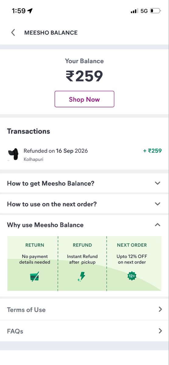 ShaheAlamfkw's tweet photo. @MeeshoSupport @Meesho_Official मेरा रिफंड गलती से मीशो बैलेंस में आ गया है। शॉपिंग नहीं करनी, पैसा बैंक खाते में चाहिए। कस्टमर केयर मना कर रहा है। मदद करें। (No: share in DM) @consaff @jagograhakjago @NchIndia https://t.co/RWnJEqoDlo