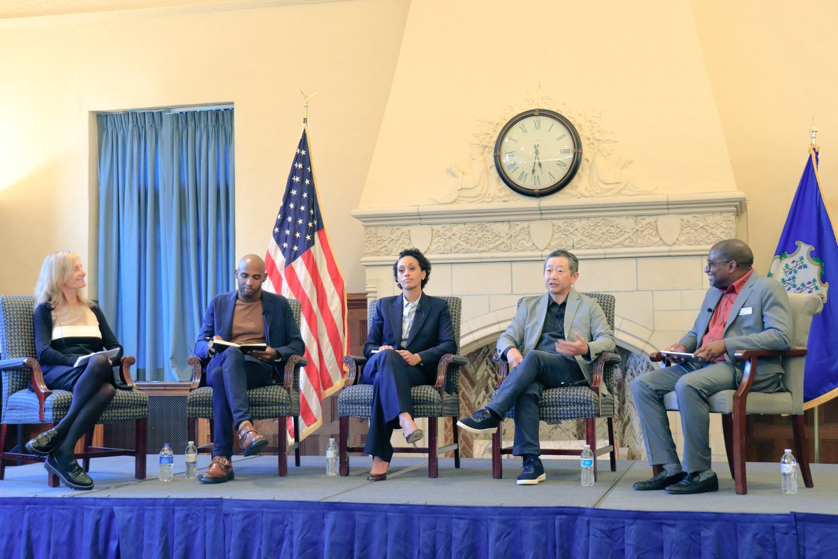 UConnLaw's tweet photo. Thank you Devon Carbado (@nyulaw), Robert S. Chang (@UCILaw), Ariela Gross (@UCLA_Law), and Alexis Hoag-Fordjour (@brooklynlaw) for sharing your insights on Derrick Bell's pivotal Racial Realism speech with us. https://t.co/4xWwmJAasx
