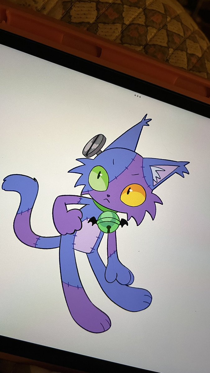 gabychii_'s tweet photo. Es un gatito frankenstein! No es lindo o no? 
Este color que no tengo en mi casa 🗣️ https://t.co/cC9808e3hF