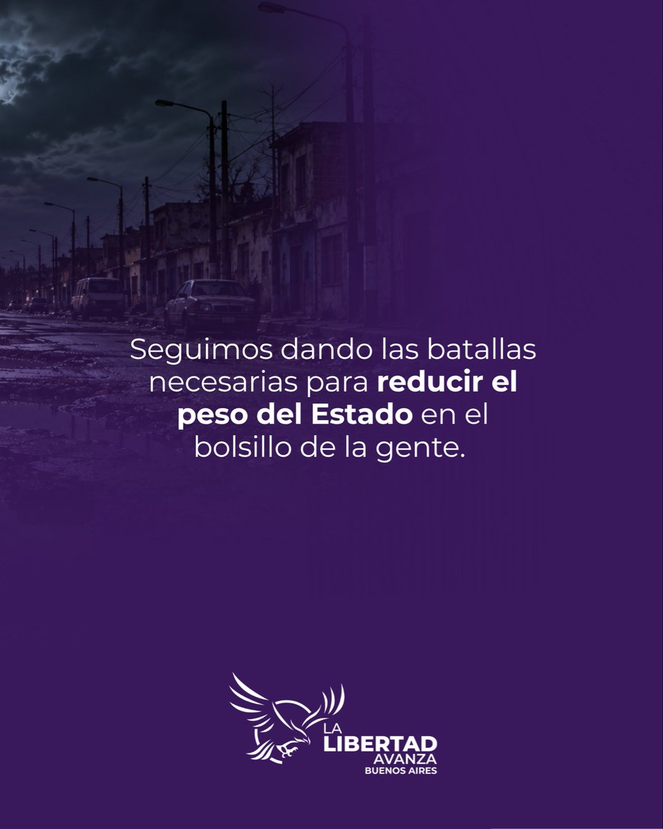 LLAenPBA's tweet photo. Intendentes: no le roben más a los bonaerenses. Presentamos un proyecto para que las tasas municipales tengan una contraprestación obligatoria y no funcionen como cajas municipales sin justificación.

Seguimos dando las batallas necesarias para reducir el peso del Estado en el bolsillo de la gente.