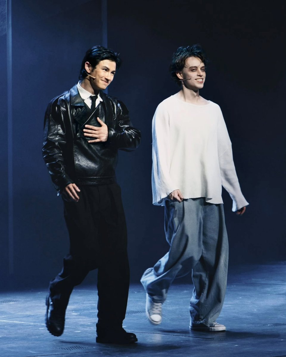 ColinRyan's tweet photo. Still coming down from the sugar high on this one. It’s been the biggest honour to play such an iconic and beloved character, and I hope I did him justice. Death Note: The Musical is one of my favourite things I’ve ever done, and I’ll miss doing it with this bunch of people. https://t.co/3sX7WyMdE0