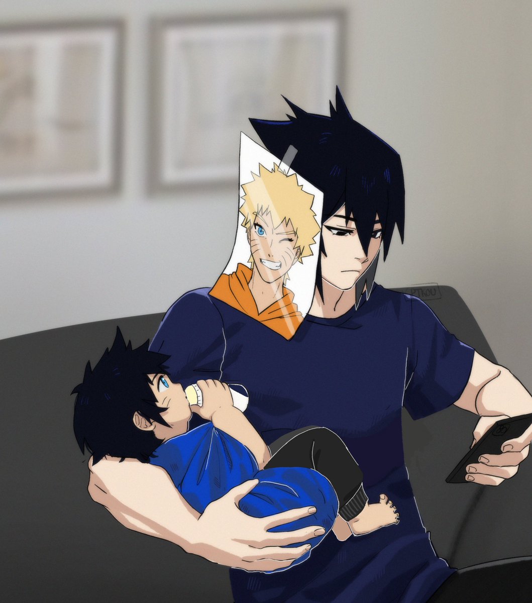 Cptkou1's tweet photo. oomfs ask and i just deliver #sns #sasunaru #サスナル https://t.co/kxWiGecTMr