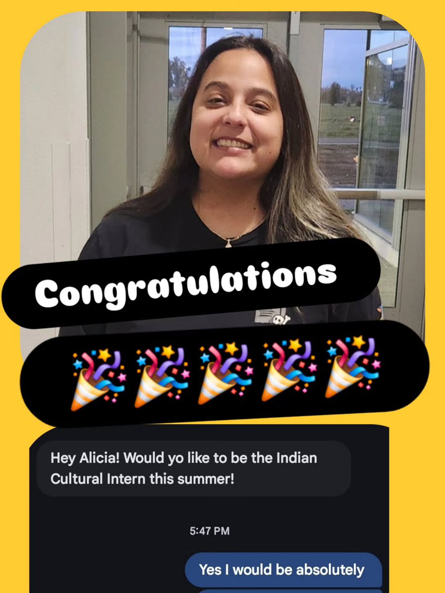 nur_pinar2's tweet photo. My babygirl Mommy is unbelievably proud of your accomplishments! You earned an internship with the Indian Cultural Program in Yosemite. Alicia, your dream of becoming a Park Ranger is coming true. UCMerced graduation next year—go get them, girl! https://t.co/5qb47ISa7P