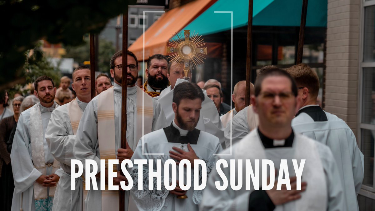 SFPriest's tweet photo. This Sunday, September 27th, is Priesthood Sunday!

Join us in celebrating and praying for all our @sfarchdiocese priests 🎉🙏 https://t.co/OHlzDXbHu9