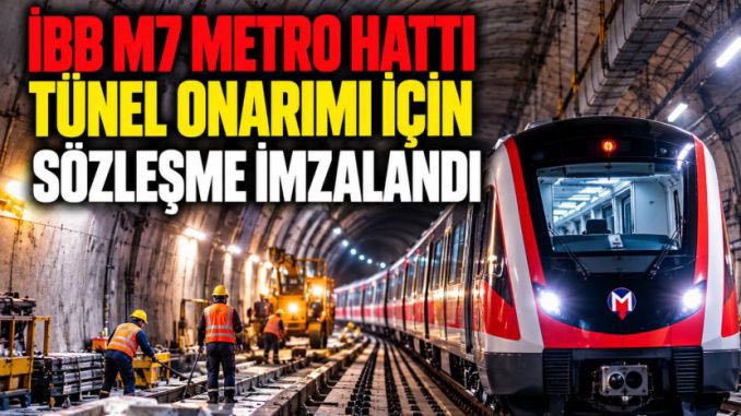 ibbhabeer's tweet photo. İBB M7 Metro Hattı Tünel Onarımı İçin Sözleşme İmzalandı.

İBB Raylı Sistemler Dairesi Başkanlığı tarafından gerçekleştirilen M7 Metro Hattı Tünel Kesiti Onarım İşi ihalesi sonuçlandı. İhaleyi kazanan Kalyon İnşaat ile 23 Eylül 2026 tarihinde 283 milyon 750 bin 94 TL bedel üzerinden sözleşme imzalandı.