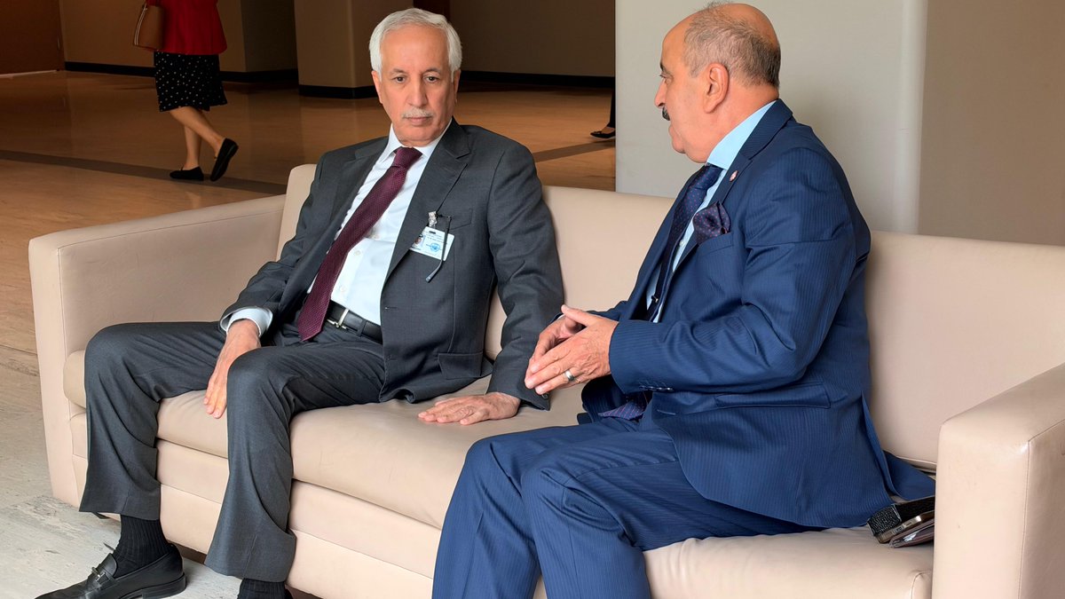 MofaQatar_EN's tweet photo. Qatar, Tunisia Discuss Bilateral Cooperation in New York Talks

New York, September 25, 2026

The State of Qatar and the Republic of Tunisia have held talks focused on boosting bilateral cooperation. 
HE Minister of State for Foreign Affairs Sultan bin Saad Al Muraikhi met with HE Minister of Foreign Affairs, Migration and Tunisians Abroad Mohamed Ali Nafti in New York on Friday.

The meeting took place on the sidelines of the 81st session of the United Nations General Assembly.
The two officials discussed explored ways to further strengthen and develop existent cooperation between Qatar and Tunisia. 

They also discussed issues of mutual interest.

#MOFAQatar