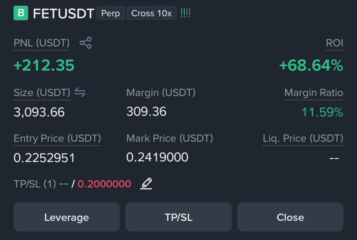 Ryker_INDIA's tweet photo. $FET Long Trade Updates ‼️ 

7% Pump 📈

📍Now I take 70%, rest SL to Entry 

If u want these types of free Trade Daily Join my telegram:🫵 https://t.co/wlWDNM1Uho https://t.co/VUUZsB53rv