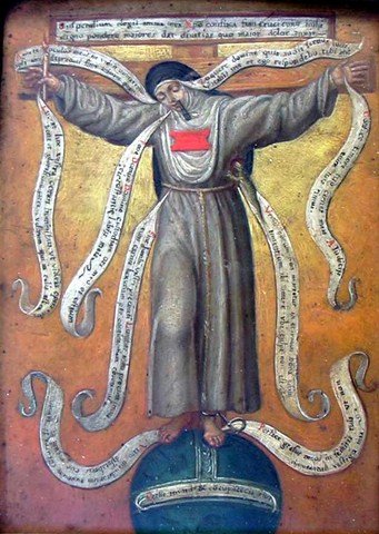rosaxmundi's tweet photo. Beyond the Bride of Christ: The Crucified Abbess in Mexico and Spain - El Alma Mortificada (c. 1680)