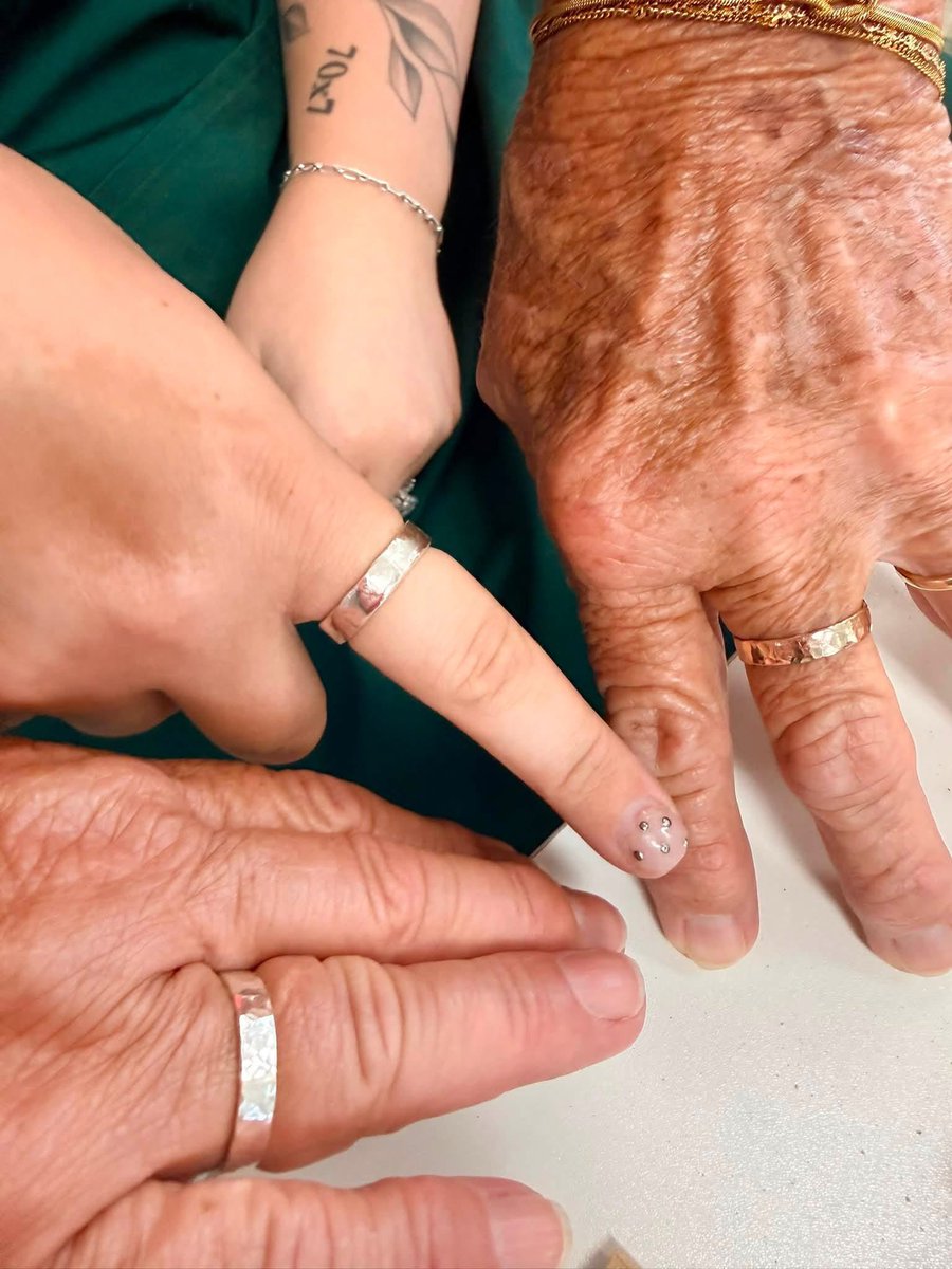 LillyJamesX's tweet photo. Turning 21 deserves more than just a birthday dinner. 

She celebrated the big 2-1 at Lilly James with her grandma and great aunt, crafting their own rings together. A birthday memory she’ll get to wear long after the candles are gone.

Happy 21st birthday! 🎂🥳 https://t.co/My2Wben8S5
