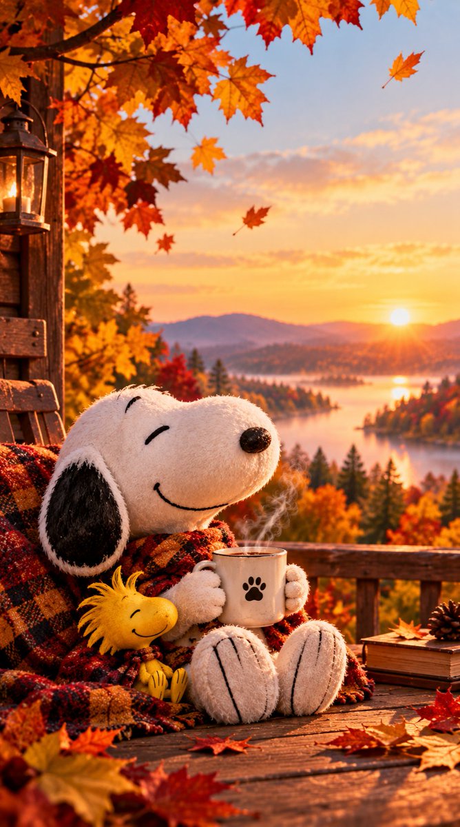 SnoopyWallpaper's tweet photo. Good Morning 🌄🍁☕🍂 https://t.co/DlsC0p5qsN