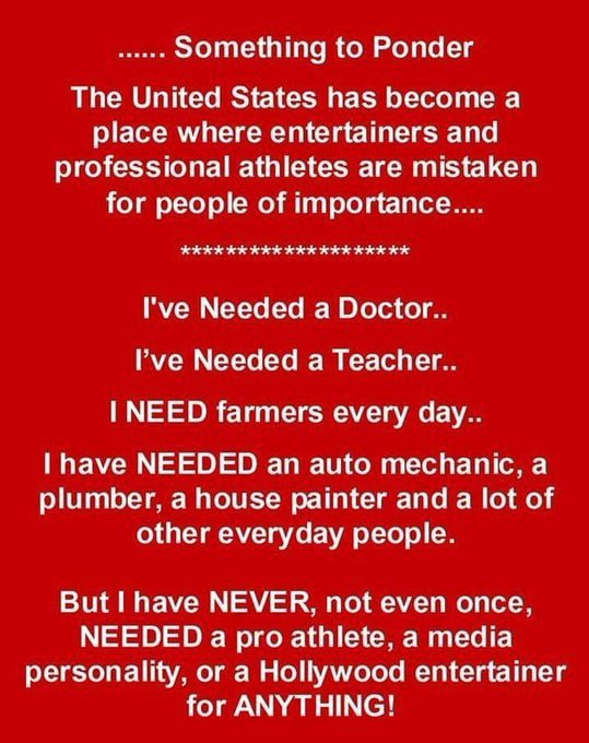 JamesBobo62527's tweet photo. @X_Global_tv Actors, musicians,sports players need to stay outta politics https://t.co/AqnMHNMnUC