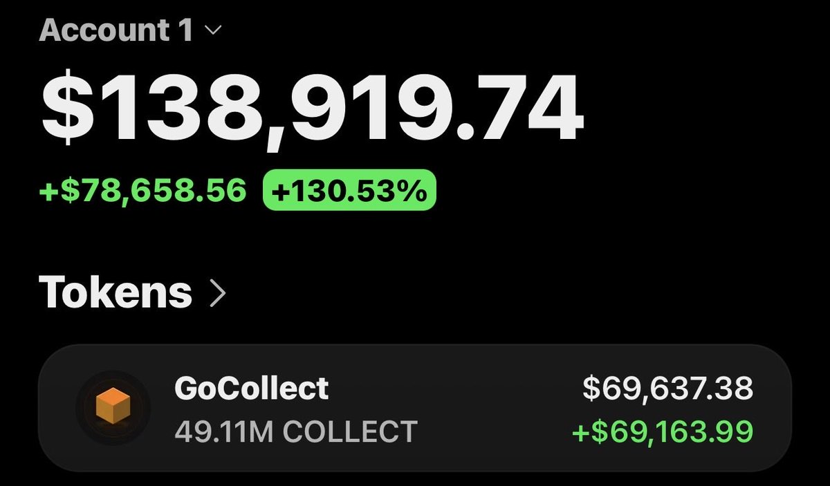 Soltrader_1's tweet photo. The wallet smiles when timing is right 🟢
My TG fam got in $Collect  low and secured profits on the way up 🚀🚀

It’s all about timing — DM to join for early entries 🟢🟢

Ca: nDZknLvfFRp5rgUHdzTrQsmSY5NKzoavqdLjSHVpump https://t.co/B8qyTMv1gC