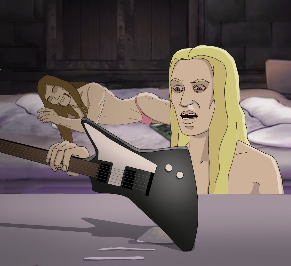 n0seblood's tweet photo. i found this pic in pinterest and it inspired me so much that i decided to make it real 
#metalocalypse https://t.co/pDVSAkooJP