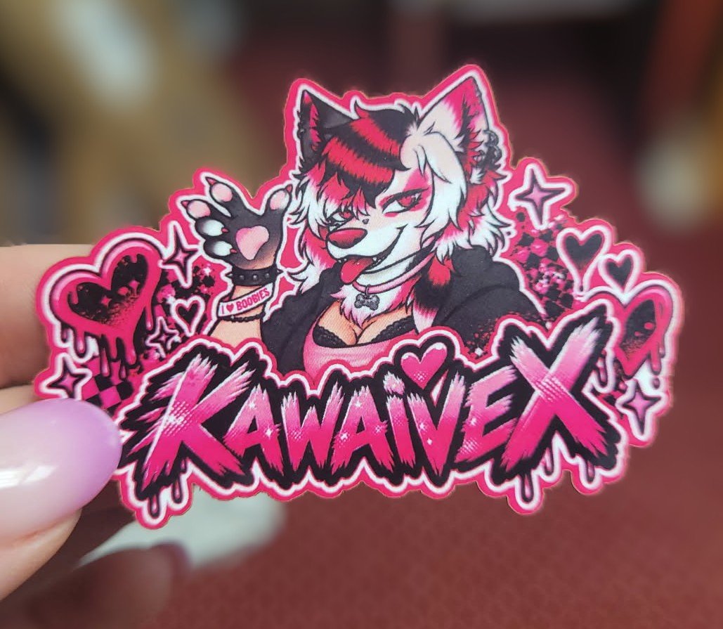 kawaivex's tweet photo. mmmm crispy die cut
#fursona #stickers #freebies https://t.co/wiun6LHjoe