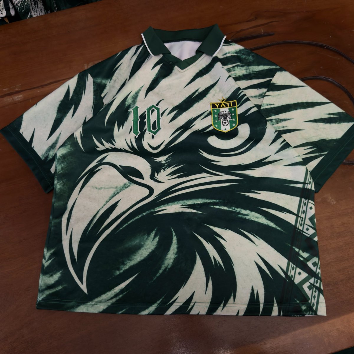 YATICORP's tweet photo. The Nigerian jersey I designed for independence 🇳🇬🦅 https://t.co/hhEX6RZxMM