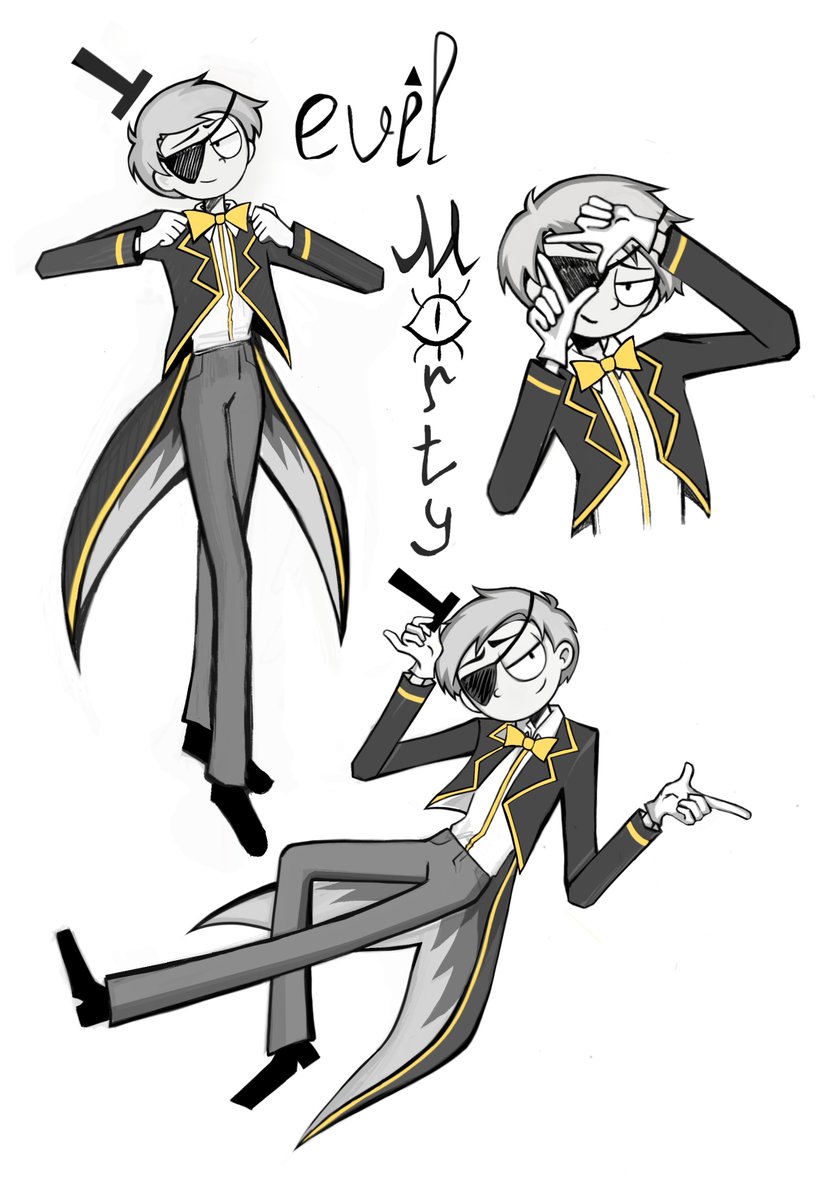 morioliart's tweet photo. Evil Morty  and Bill-style suit.💛#rickandmorty #evilMorty https://t.co/AJqEYRvkBg