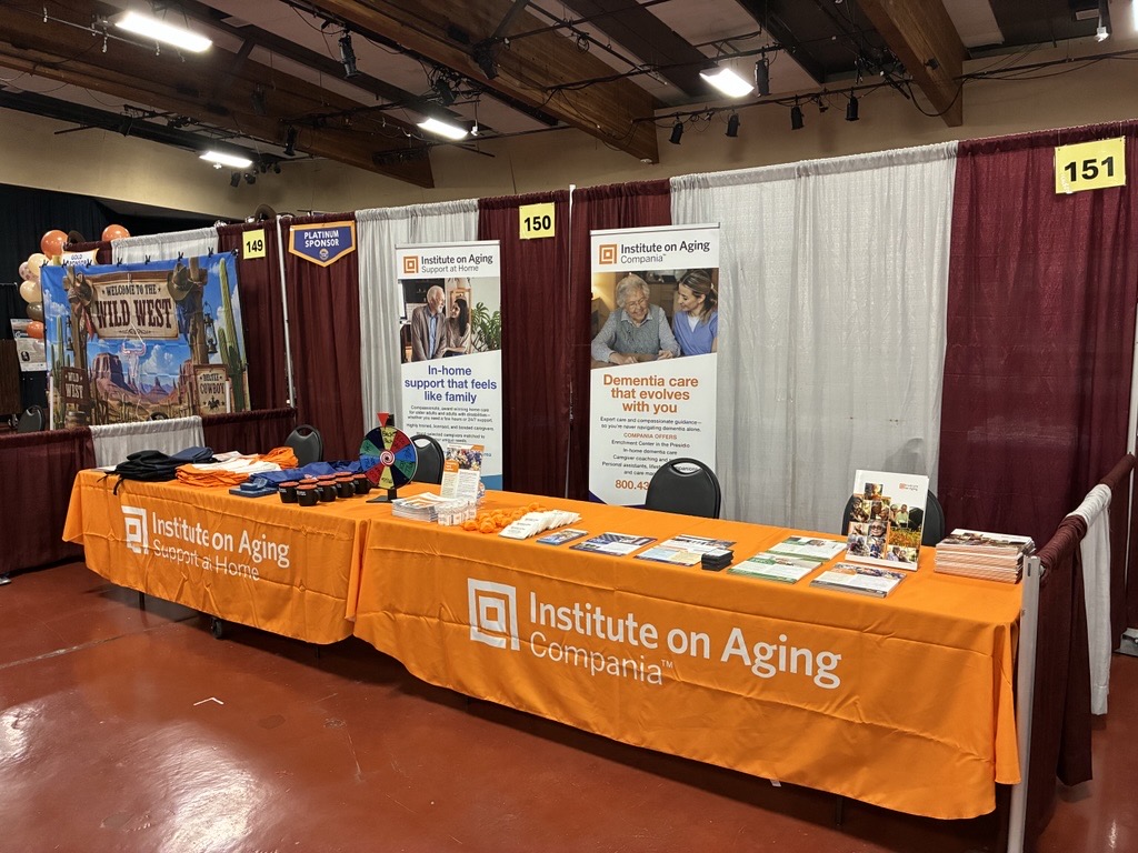 IOASFBAY's tweet photo. Nearly 2,500 attendees at the Marin Senior Fair last week and the IOA team was right in the middle of it all. We loved connecting with the community and sharing information about our Compania and Support at Home programs. #InstituteOnAging #MarinSeniorFair #AgingWell https://t.co/PULHqmg1SV