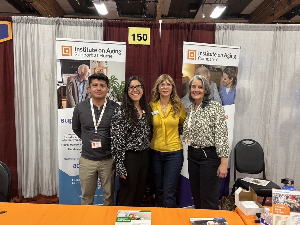 IOASFBAY's tweet photo. Nearly 2,500 attendees at the Marin Senior Fair last week and the IOA team was right in the middle of it all. We loved connecting with the community and sharing information about our Compania and Support at Home programs. #InstituteOnAging #MarinSeniorFair #AgingWell https://t.co/PULHqmg1SV