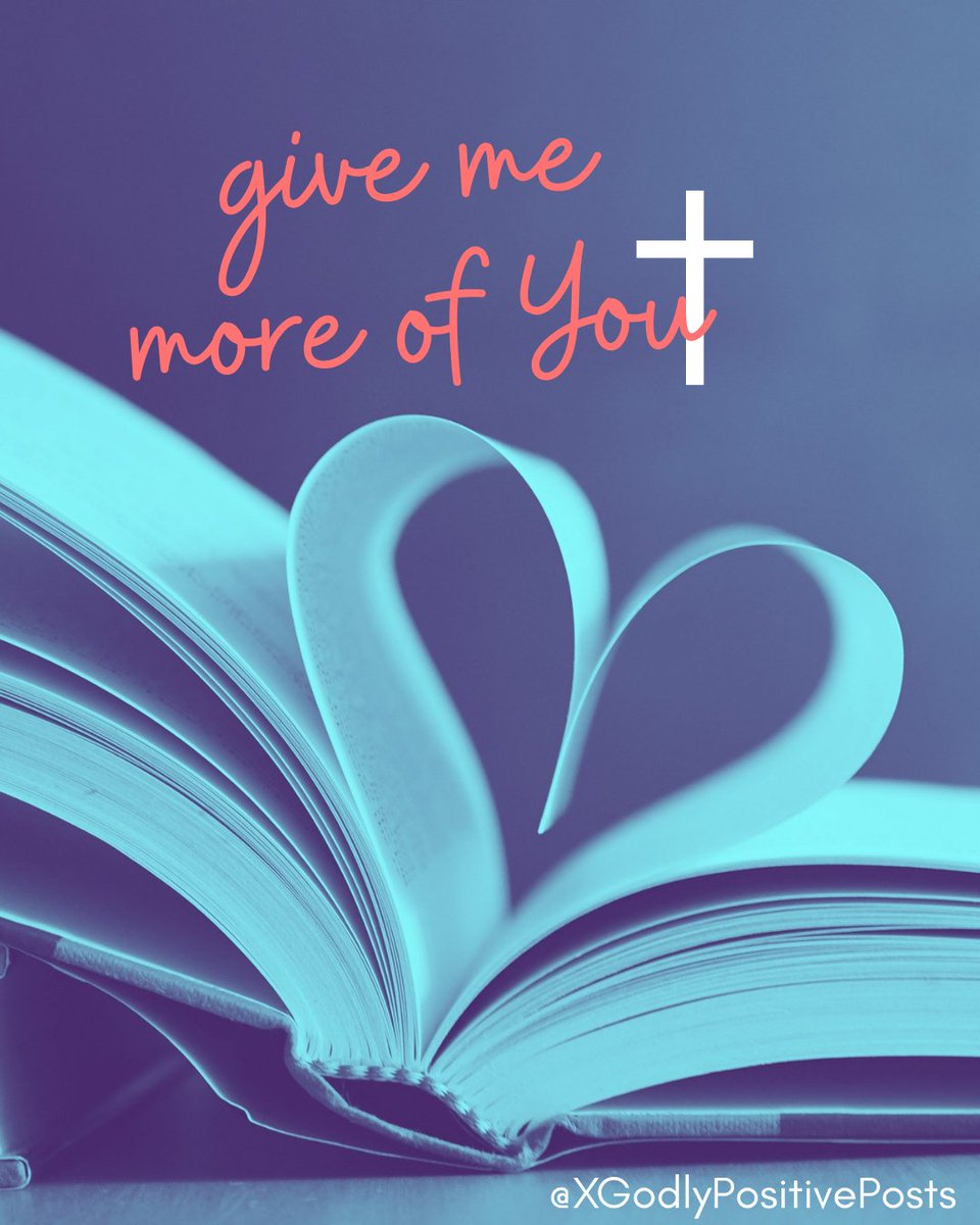 rachelXposts's tweet photo. Give me more of You, Lord.🙏 https://t.co/ARNA1Il3vu