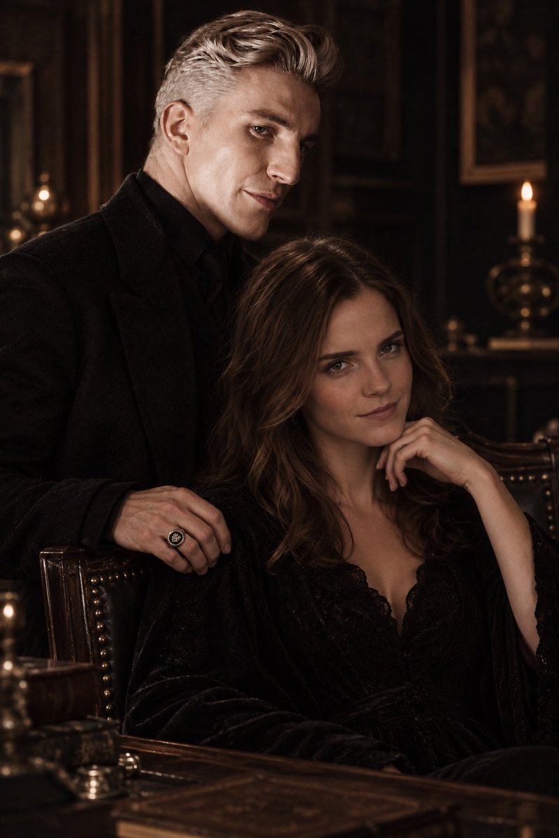 PrinceOmin9ibe_'s tweet photo. HERMIONE JEAN GRANGER 
🎥 Emma Watson

OMINIS MARVOLO GAUNT 
🎥 Ewan Mitchell

📸 | 🦁🐍
Maison Granger 
Maison Gaunt

Aaryan Shah - Intoxicated 🎵
YTB | [Official Lyric Video]

#Amants #Fourchelang #Serpentard #Gryffondor #Mudblood #Pureblood https://t.co/fUbgkXiQUm