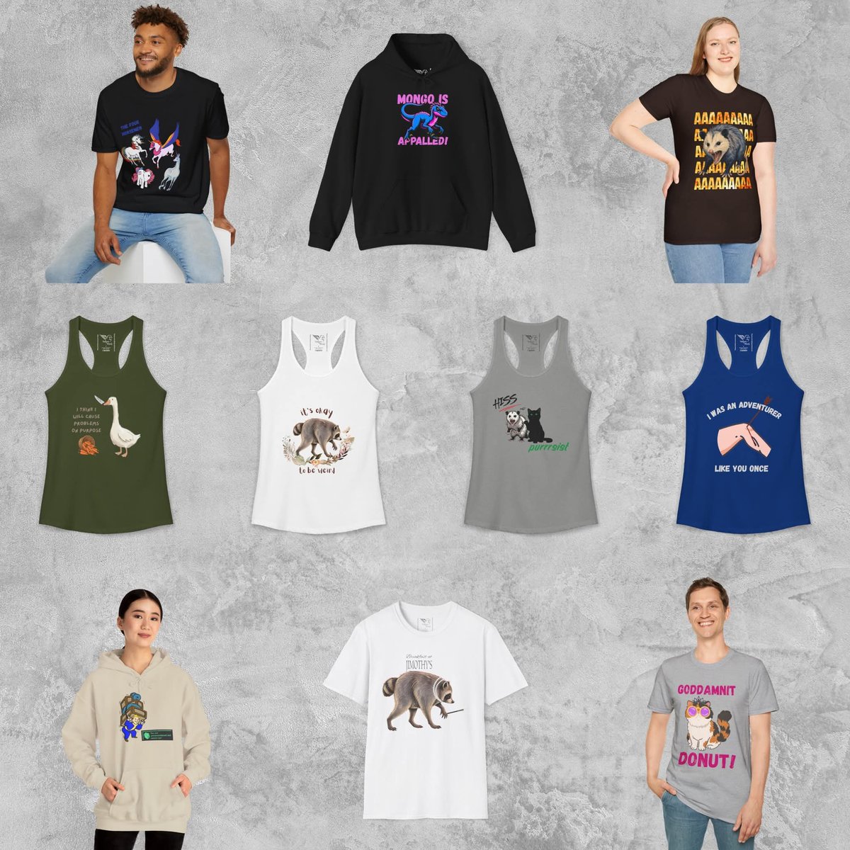 ValkyrieWorksLL's tweet photo. Surprise!
I've added apparel. More designs in the coming weeks!
https://t.co/JBcc5pt3Wp

#GeekCulture #jimothy #gamer #dcc #dungeoncrawlercarl https://t.co/nefBwtlgCW