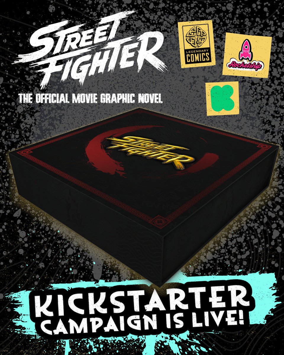 LegendaryComics's tweet photo. Back #StreetFighter: The Official Movie Graphic Novel and get the Deluxe Collector’s Box! Comes w/ a signed bookplate, acrylic fighter standees, and World Warrior Tournament coin! Back the project now at the link! https://t.co/5NtRoF7iLm
@legendary @StreetFighter @Street_Fighter https://t.co/ud1nGBCZfU