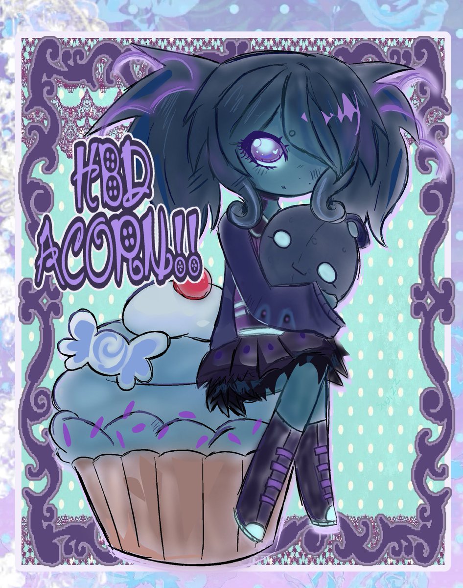swizztyland's tweet photo. Happy birthday @_ariiogqn ^_^!!!!! The gif version is kinda wonky,, https://t.co/lSbrnYc5Ia