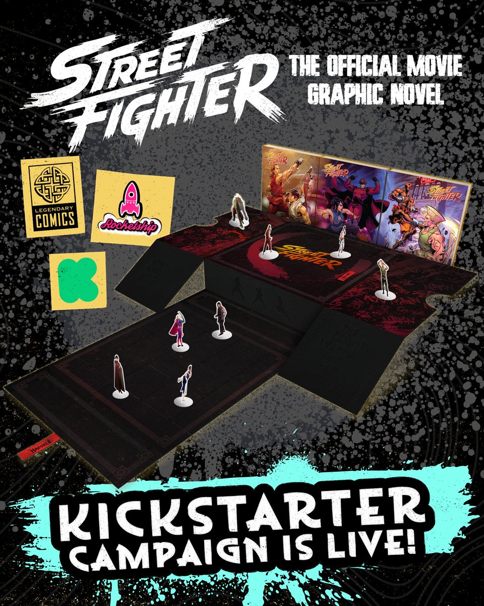 LegendaryComics's tweet photo. Back #StreetFighter: The Official Movie Graphic Novel and get the Deluxe Collector’s Box! Comes w/ a signed bookplate, acrylic fighter standees, and World Warrior Tournament coin! Back the project now at the link! https://t.co/5NtRoF7iLm
@legendary @StreetFighter @Street_Fighter https://t.co/ud1nGBCZfU