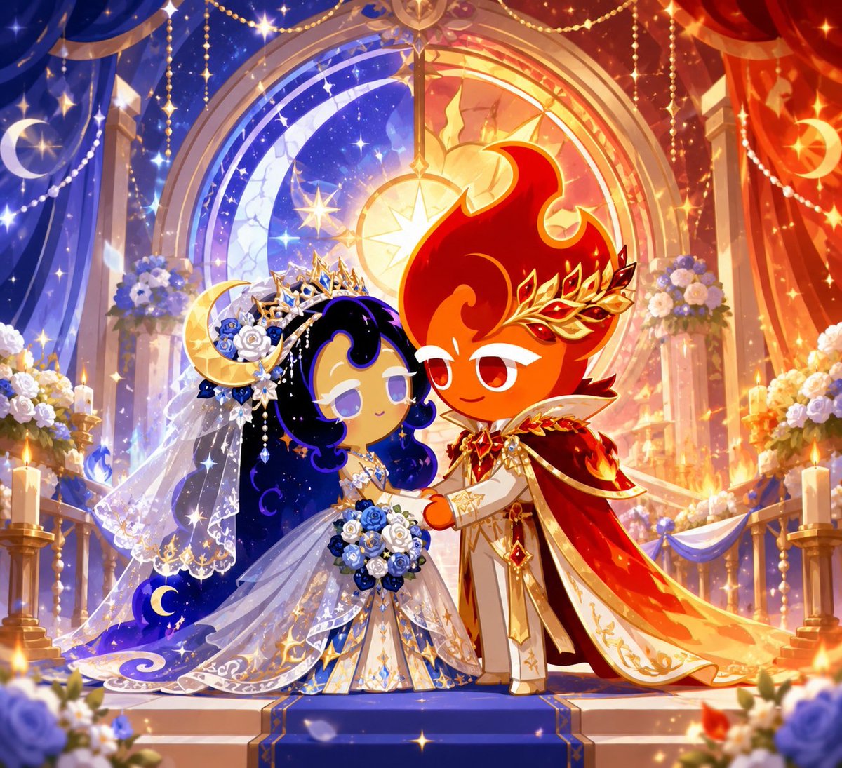 shane41139's tweet photo. Moonlight and fire spirit are getting married I’m so happy for them. 🥰 https://t.co/8CGvGojulq