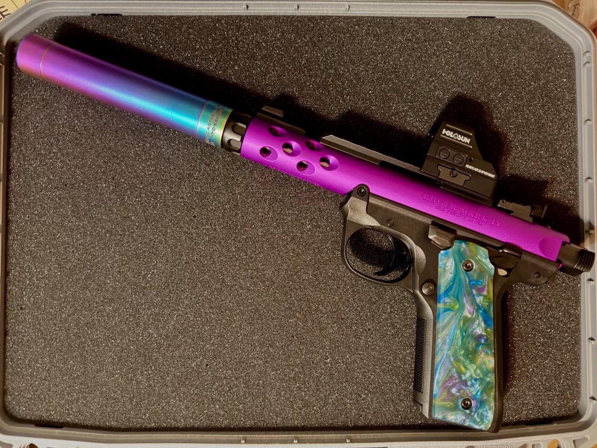 IPv666's tweet photo. @ammolab1 I grabbed this little build off GunBroker… 🌈

And no, I am not ashamed. 🏳️‍🌈 https://t.co/bKXtpbL32M