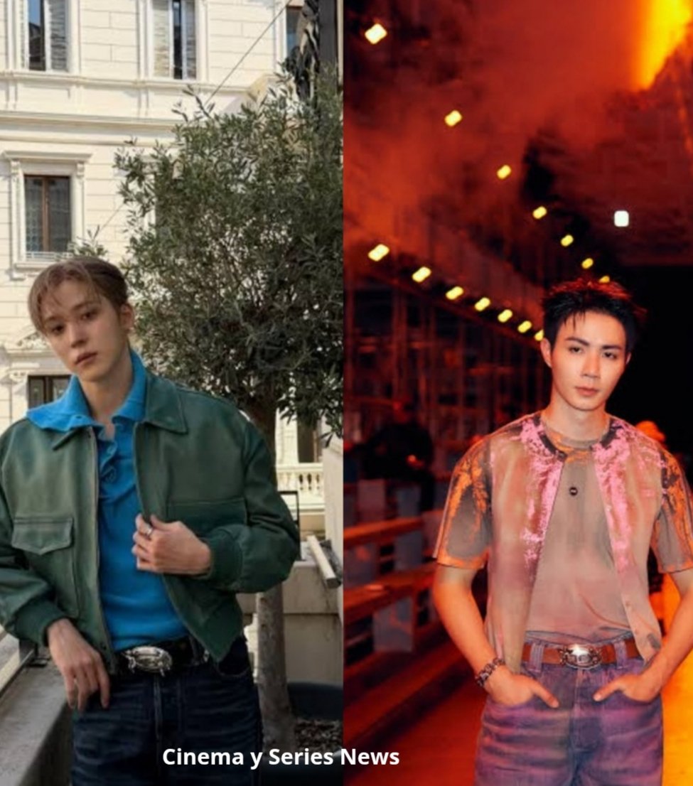 CinemaSerieNews's tweet photo. Embajadores de #DIESEL #YUNHO y #ZeePeruk El encuentro fué en el desfile de la colección #PrimaveraVerano2027deDiesel en la #SemanadelaModadeMilán marcó la despedida del director creativo #GlennMartens de la marca #Tendencia #kpop #Seriesbl #Musica #Moda2026 #DesfiledeModa2026 https://t.co/LDzDOP27M4
