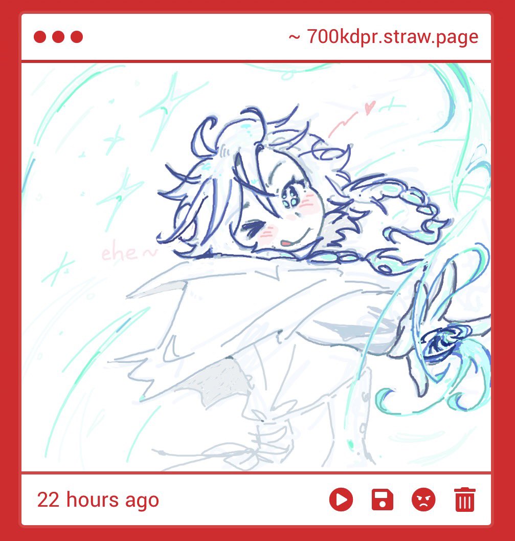 700kdpr's tweet photo. wow i love you SO CUTE SO CUTE OMFG !!! HIS LIL WINK IM IN LUV !!! 😭😭😭😭❤️ i also love sm how you've drawn venti's hair here it's so flowy !!!! thank 4 u da beautiful art !!! https://t.co/XpOPVkqGvo