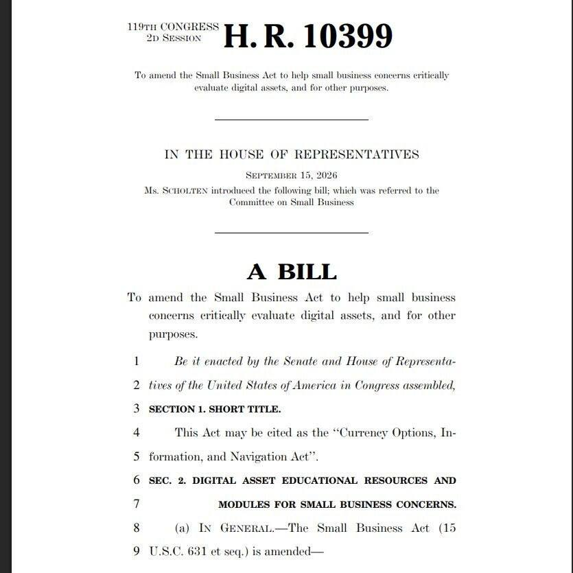martypartymusic's tweet photo. Here we go - massive.

House lawmakers are examining how crypto payments could help small businesses lower costs and speed up payments.

A House Small Business subcommittee held a hearing on September 15 covering crypto payments, tax and reporting requirements, security and how merchants could integrate digital assets to cut costs.

Note: IMO digital instantly settled high speed payments increase GDP and lower inflation.