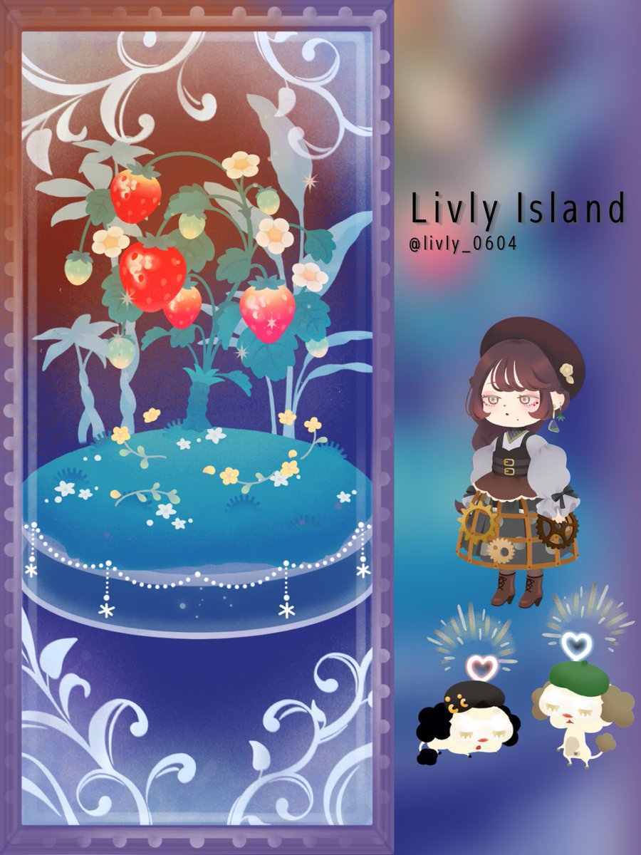 livly_0604's tweet photo. 🍓

#livlyisland 
#リヴリーレイアウト
#リヴリーアイランド https://t.co/S6hssmPMQG