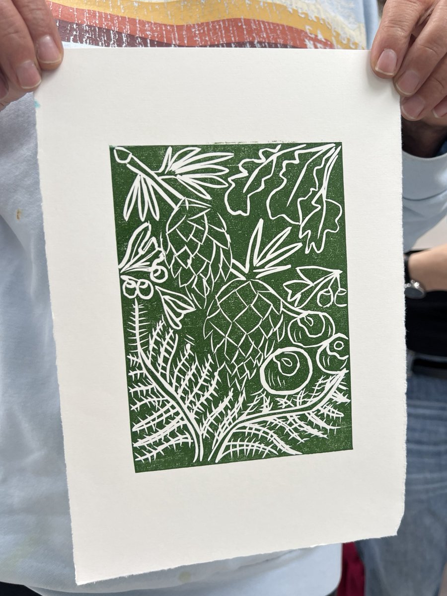 Design_York's tweet photo. Four fabulous linocut prints from today's beginner's linocut workshop.
#linocut #linoprinting #printmaking #York #NorthYorkshire https://t.co/hjGsv7Djzy