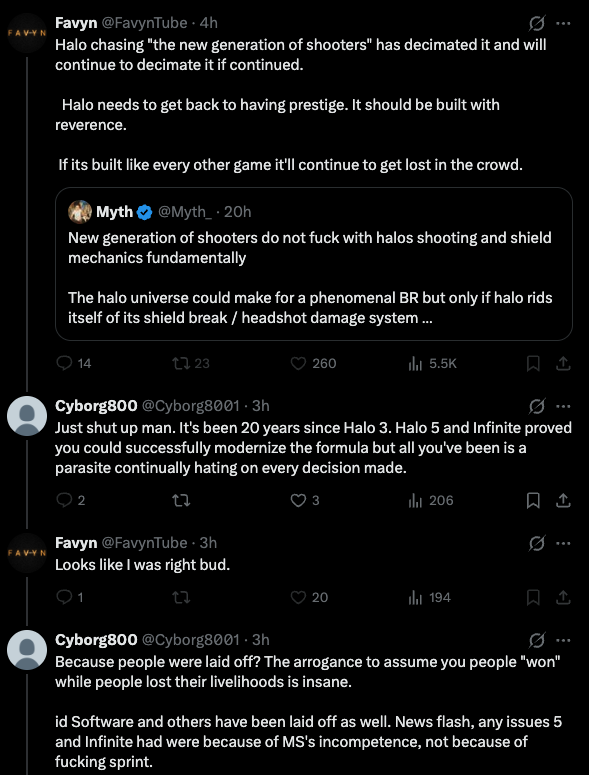 Cyborg8001's tweet photo. We really need to start calling out more of these "influencers" like Favyn for normalizing toxicity against fans and developers through nostalgia wrapped in pseudo-profound-bullshit. https://t.co/3FXIRmdGQr