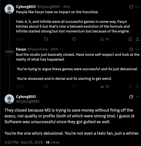 Cyborg8001's tweet photo. We really need to start calling out more of these "influencers" like Favyn for normalizing toxicity against fans and developers through nostalgia wrapped in pseudo-profound-bullshit. https://t.co/3FXIRmdGQr