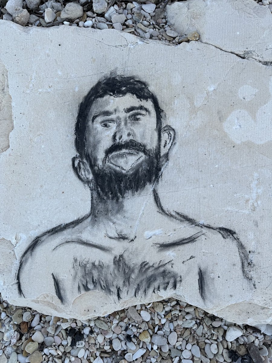 garadraw's tweet photo. The man who stick out his tongue at the sea
Charcoal on a stone
Inspired by @francoiiiiix #queerart #queerartist #lqueerdrawing
#gayart #gayartist #gayillustration #gaydrawing #gayartwork
#artegay #masculinesketch
#malefigure #maleart #charcoaldrawing https://t.co/GQ58yQH3Xp
