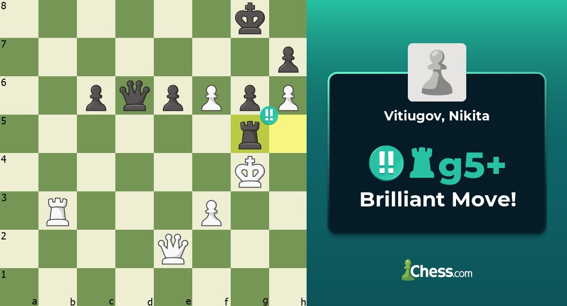 EngChessTrack's tweet photo. Chess Olympiad 2026 Open: Peru 1-3 England 

GM Nikita Vitiugov finished with a lovely move to beat GM Jorge Cori in Rd 9, as England aimed to launch themselves back up the rankings. #ChessOlympiad https://t.co/3tqs39eO2I