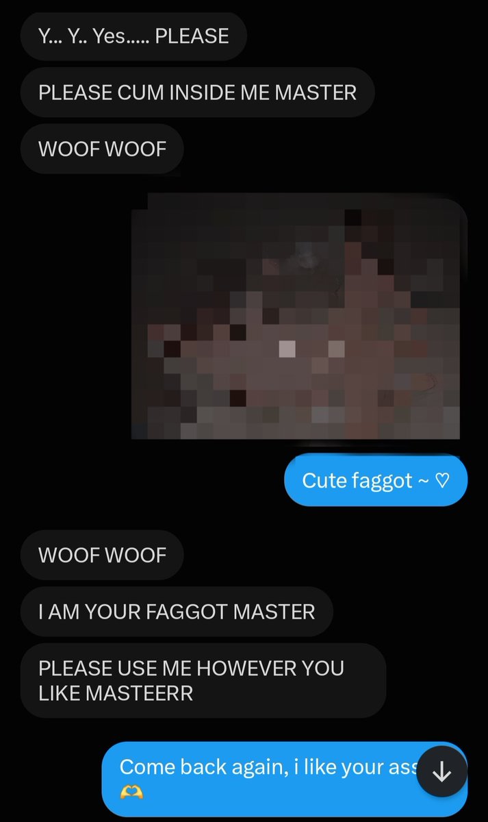 FemboyDomX's tweet photo. Stupid faggot slut

#Femboy #Sissy #Goon #gooning #goonfuel #gooner #Findom #cuck #cuckold https://t.co/j9F0b5BiJ1