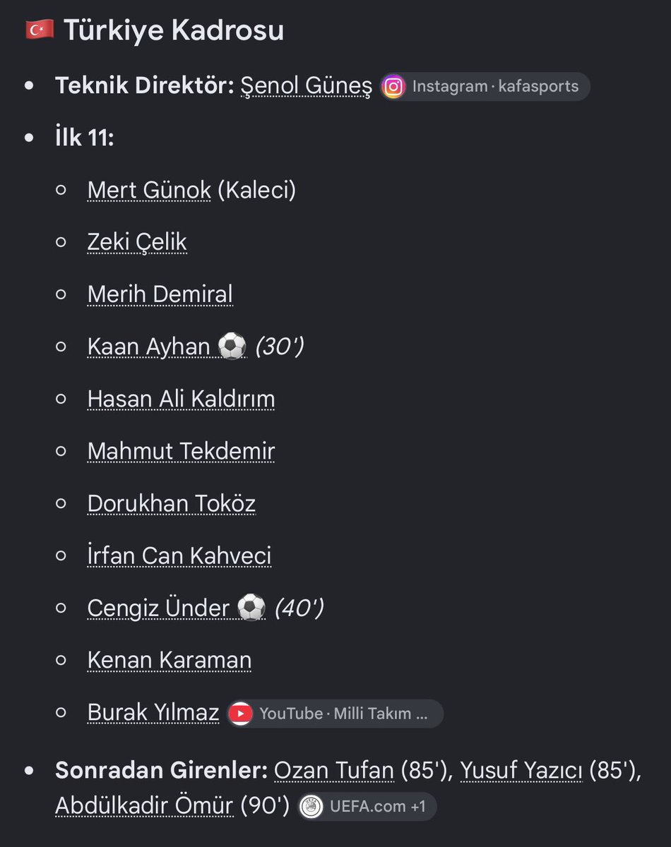 MrabsporFC's tweet photo. Şenol Baba Mahmut Tekdemirli Kenan Karamanlı kadroyla Fransa’yı 2-0 yenmişti. İtalyan yemek şefi neden hala orada? #Montellaİstifa https://t.co/oevHJc52nC