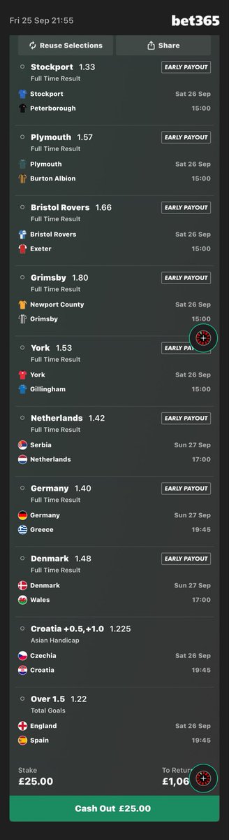 DockectieDock's tweet photo. Add To Your Bet Slip - https://t.co/iODUlnxJmk Saturday weekend ACCA 🔋🔌 https://t.co/ExTdJWYN6O