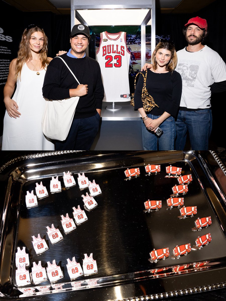 joopiteronline's tweet photo. Thankful for our friends &amp; family that made it a very special opening night in LA 🏀⛓️‍💥

Today and tomorrow are the last days to view Michael Jordan's 1998 NBA Finals Game 3 Jersey.

📍Canon Collectibles 
Fri: 12pm – 7pm | Sat: 12pm – 4pm

#JOOPITER #DrivenToGreatness https://t.co/cp95cRL7xD