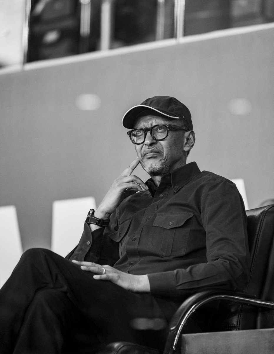 UrugwiroVillage's tweet photo. This evening at Amahoro Stadium, President Kagame joined tens of thousands of fans for the Africa Cup of Nations (AFCON) 2027 Qualifiers match, as Rwanda’s national football team, Amavubi, secured a 3–1 victory over Liberia. https://t.co/HdiTlOopyb